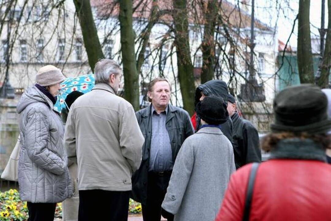 Piketuotojai Klaipėdoje koneveikė teismus ir būsimą gamyklą