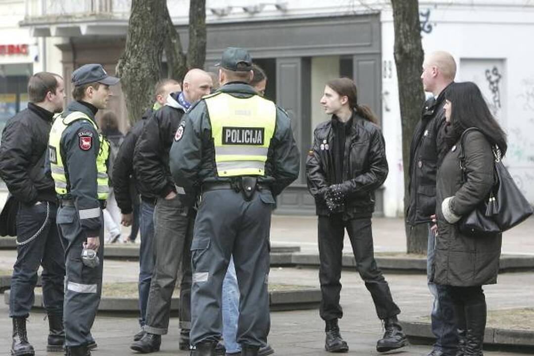Protestas prieš gėjų eitynes Kaune vyko tyliai