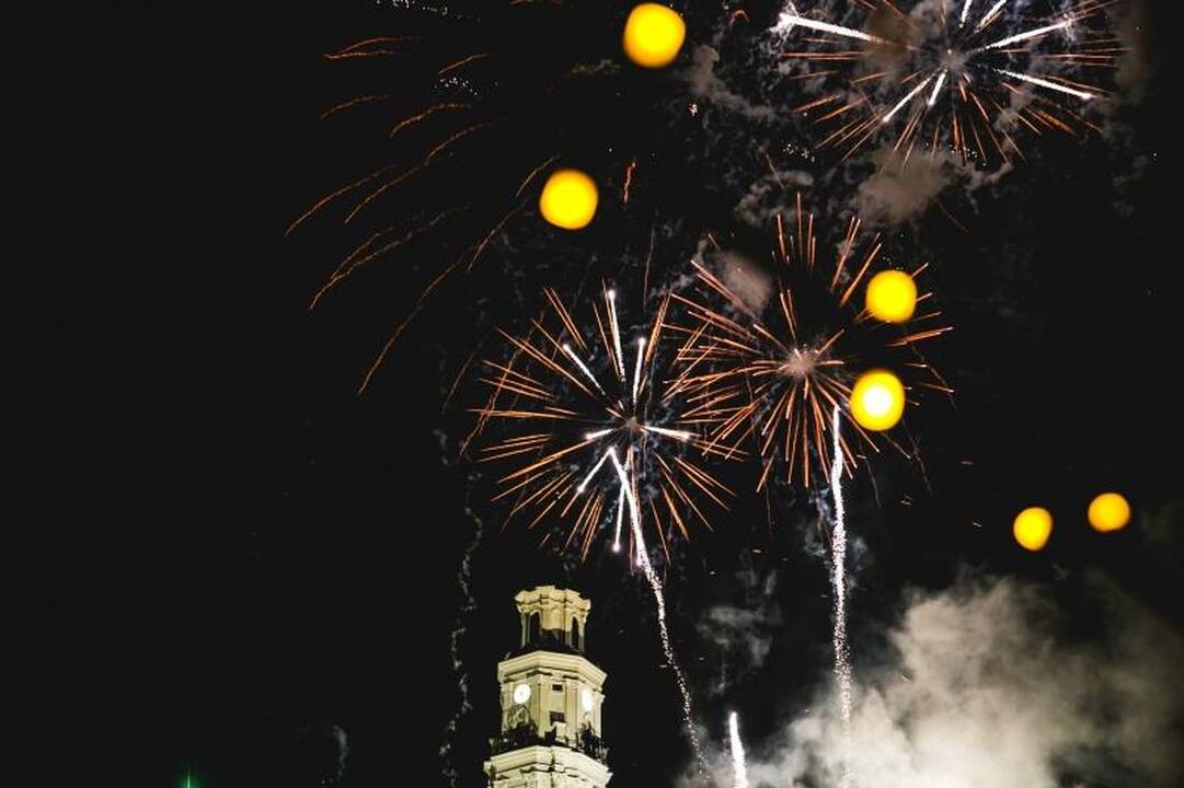 Kaunas pakiliai sutiko Naujuosius metus 