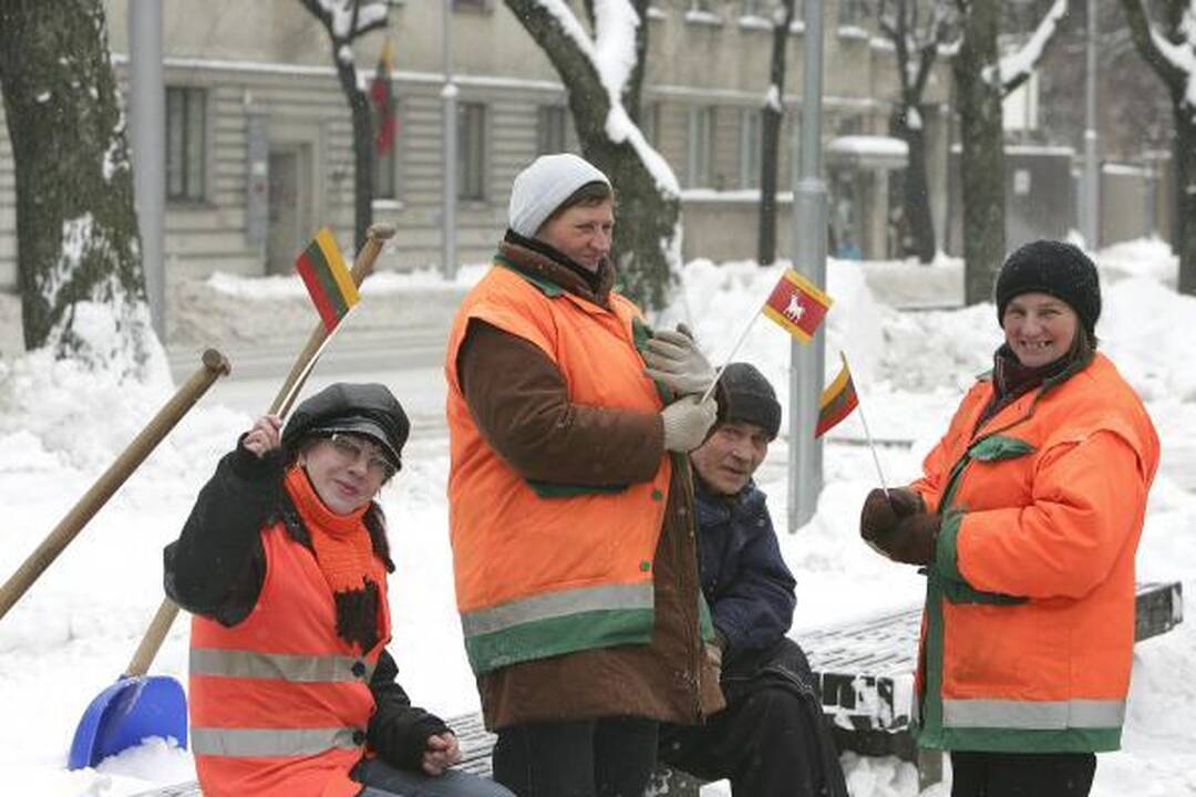 Kauniečiai pasipuošė tūkstančiais trispalvių (papildyta)