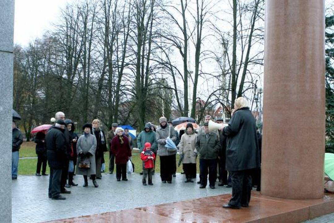 Piketuotojai Klaipėdoje koneveikė teismus ir būsimą gamyklą
