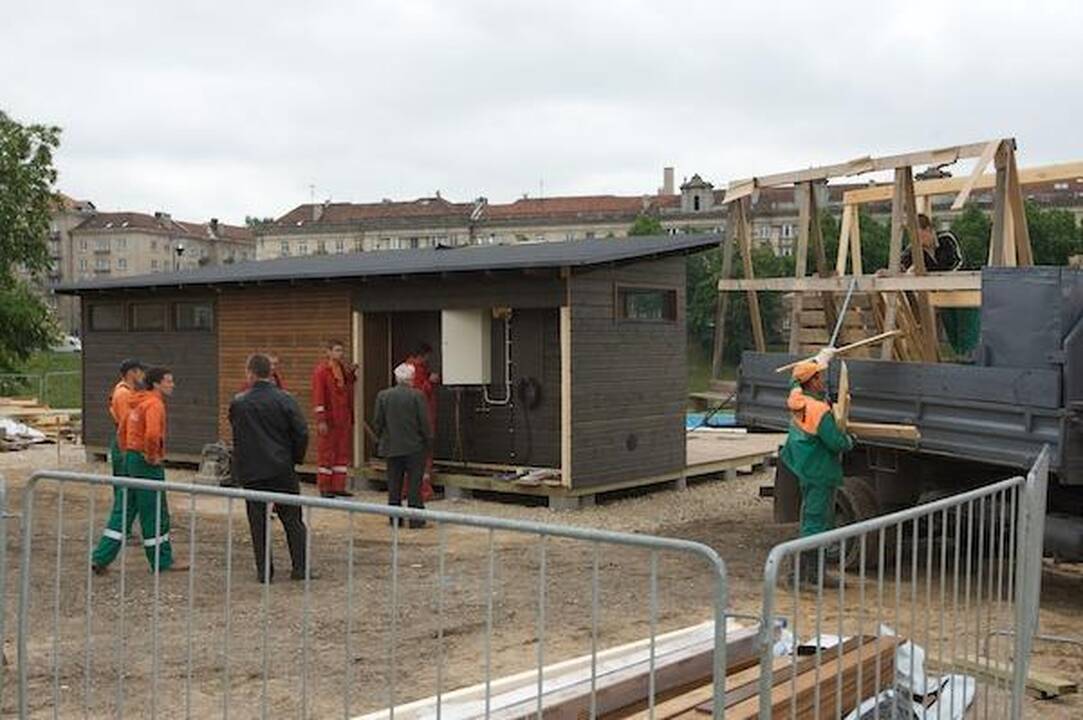 Atidaroma pirtis prie sostinės Baltojo tilto 