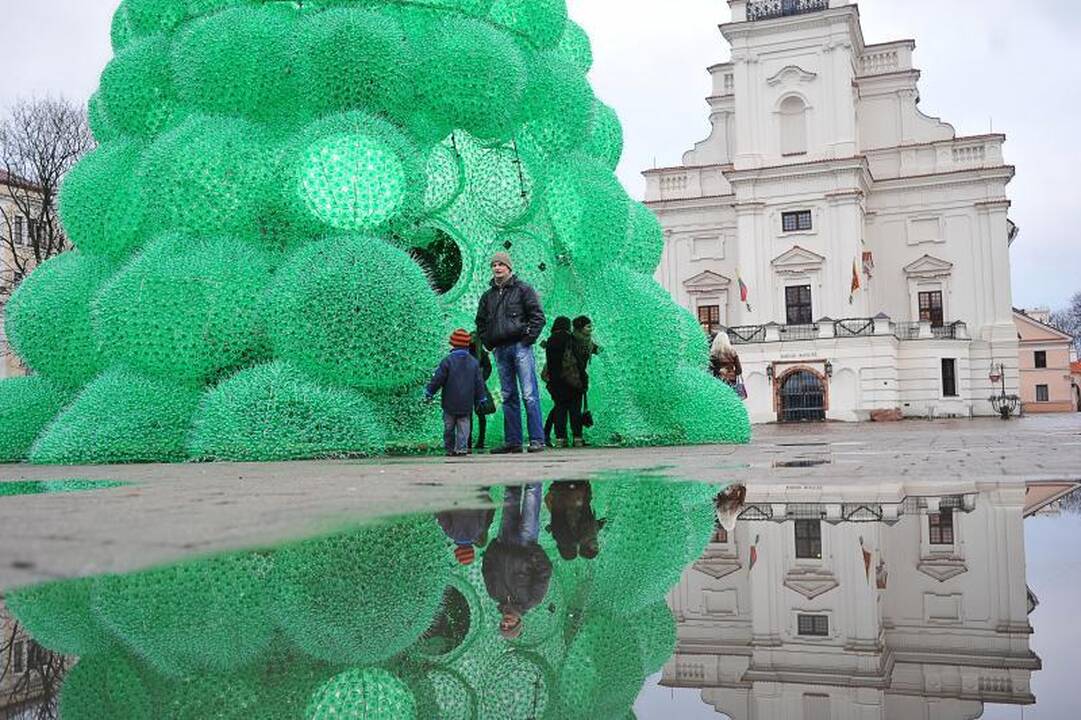 Kalėdų eglei kauniečiai patiki slapčiausias svajones