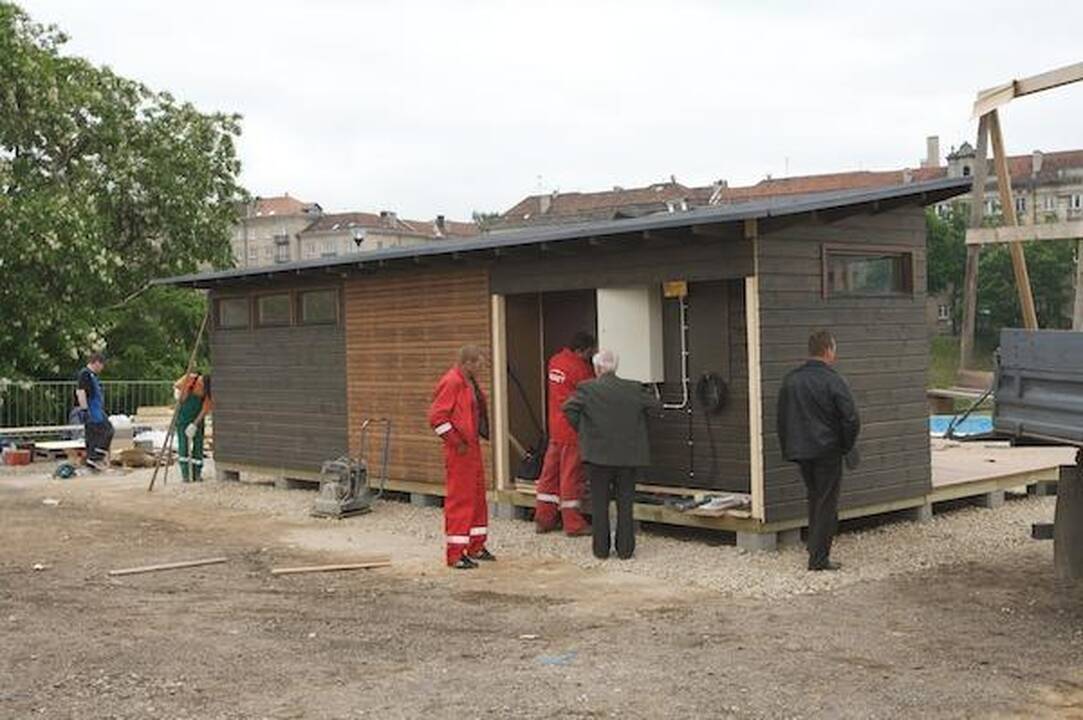 Atidaroma pirtis prie sostinės Baltojo tilto 