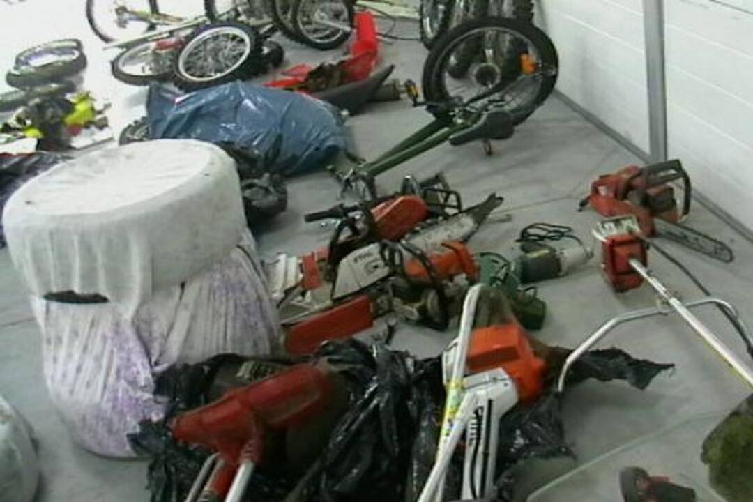 Klaipėdoje sulaikytas vogtų motociklų krovinys