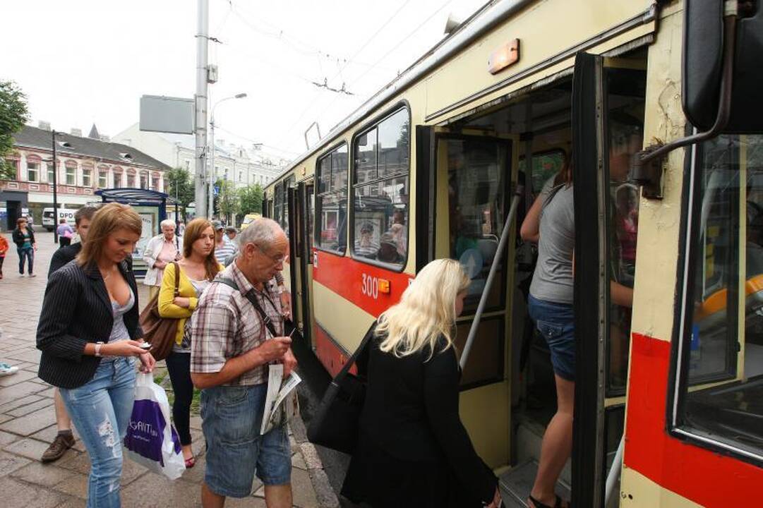 Klaus kauniečių nuomonės apie viešąjį transportą