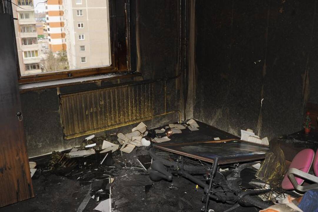 Tragiškas gaisras Kaune: sulaikytas įtariamasis