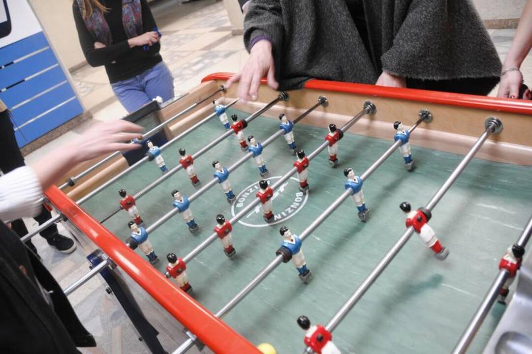LRT darbuotojams - nemokamos Lietuvos stalo futbolo rinktinės pamokos