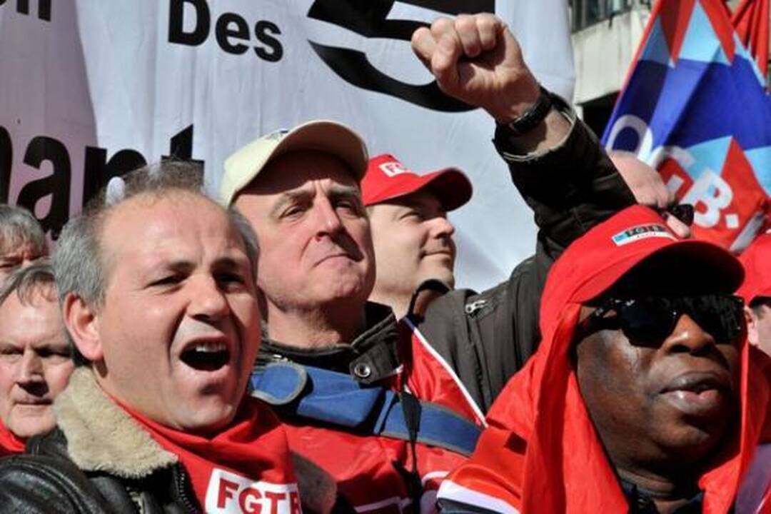 Daugelis Briuselio rajonų užblokuoti dėl protesto akcijų