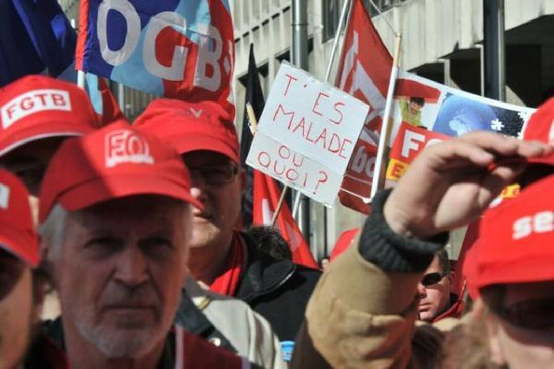 Daugelis Briuselio rajonų užblokuoti dėl protesto akcijų