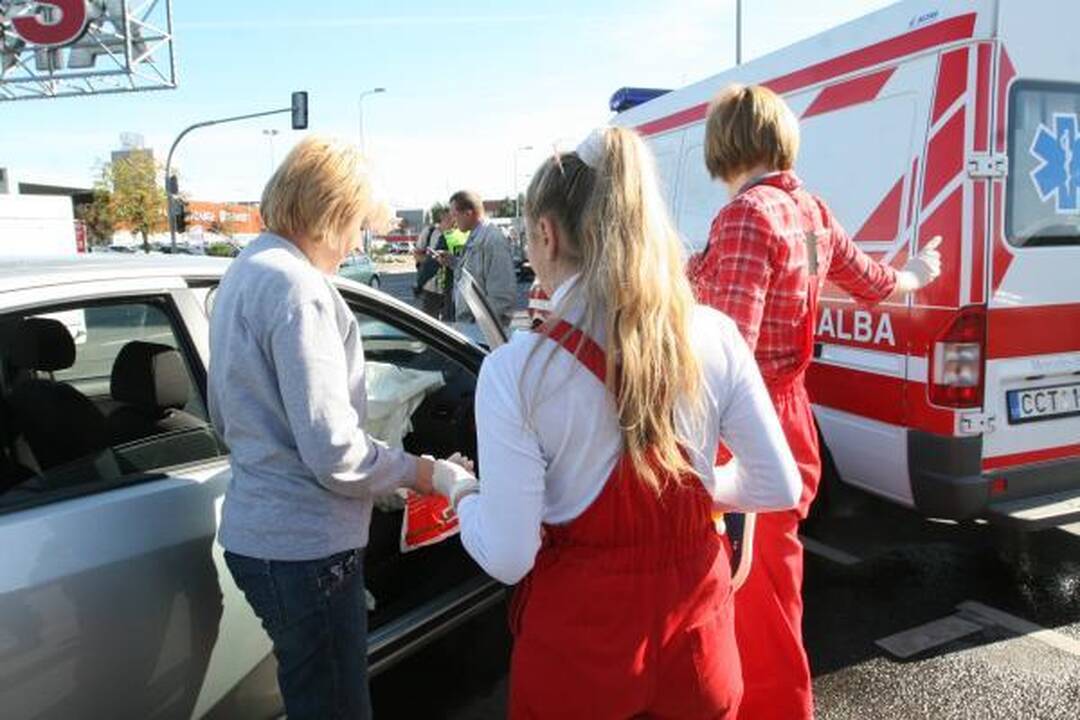 Klaipėdoje į avariją pateko Rusijos konsulato automobilis 