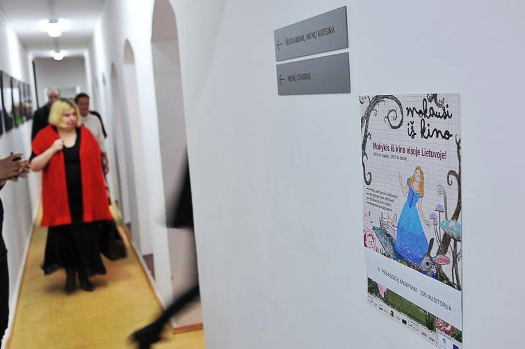 Filmavimo aikštelėje pluša Kauno pedagogai