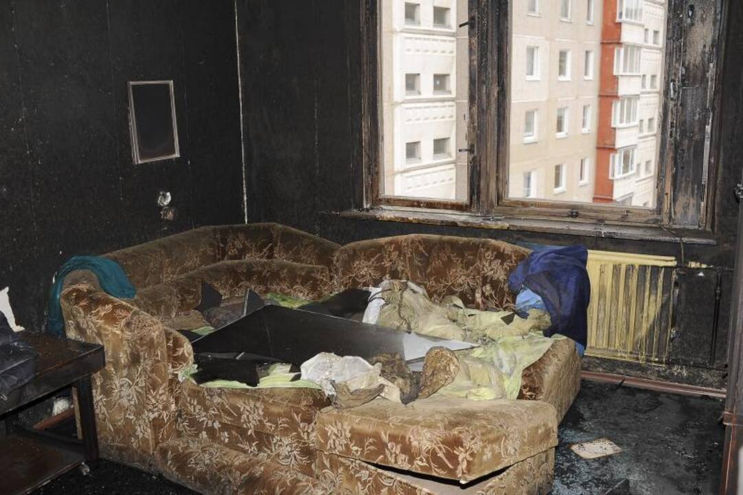 Tragiškas gaisras Kaune: sulaikytas įtariamasis