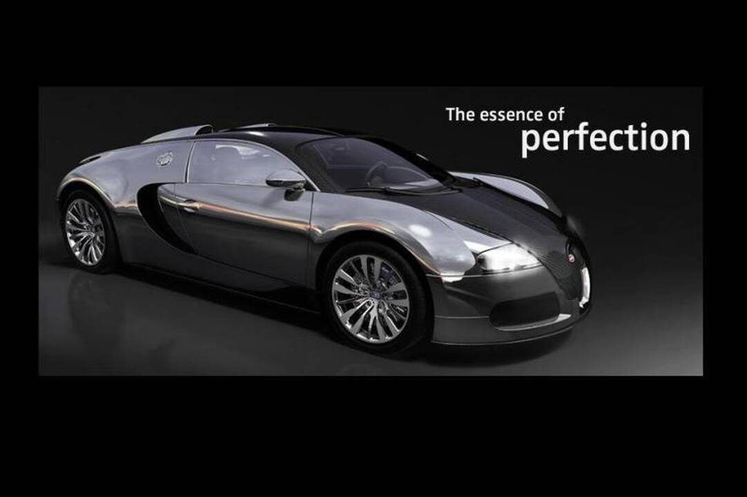Bet kokia spalva yra gera, jei tai „Bugatti“