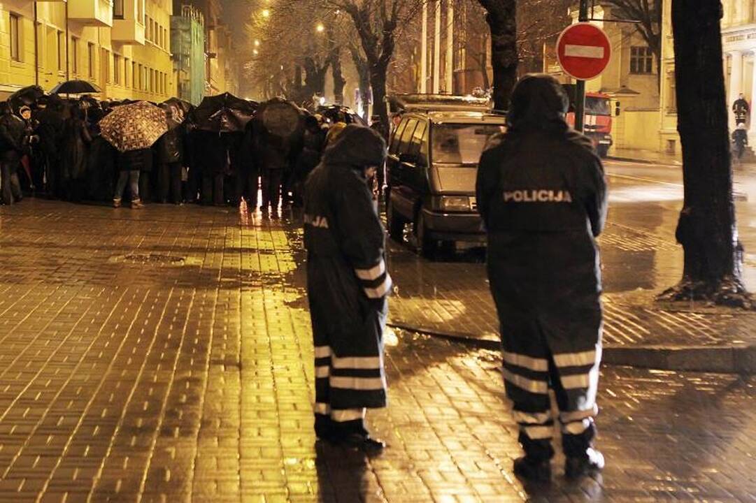 Klaipėdoje liepsnojo laužai, skirti Sausio 13-ajai 