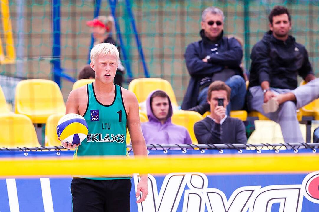 Vilniuje vyksta Europos jaunių paplūdimio tinklinio čempionatas