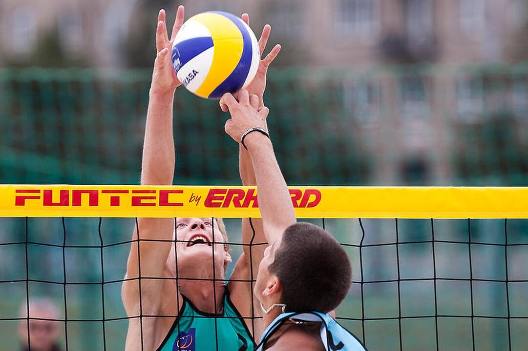 Vilniuje vyksta Europos jaunių paplūdimio tinklinio čempionatas