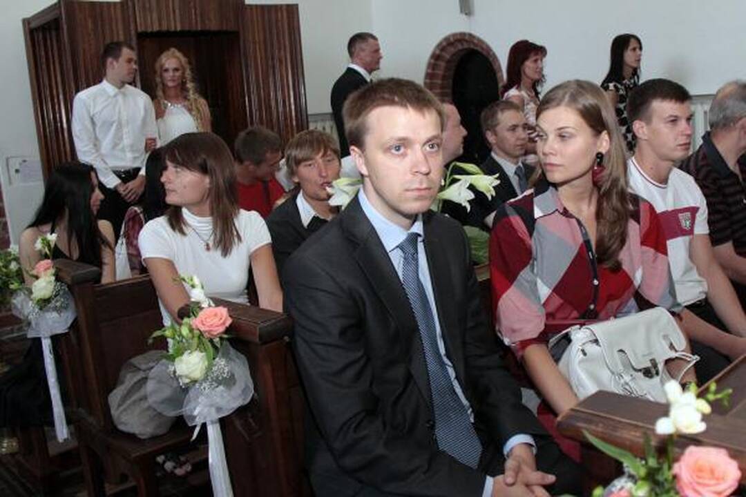Kaune su savo išrinktąja susituokė krepšininkas M.Kalnietis