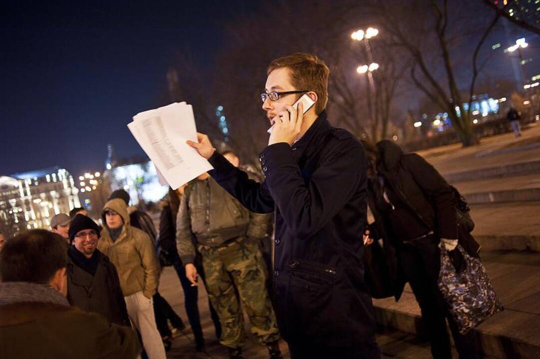 Lenkų nacionalistai: atvažiuojame taikiai (išskirtinis reportažas)