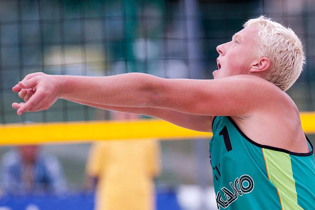 Vilniuje vyksta Europos jaunių paplūdimio tinklinio čempionatas