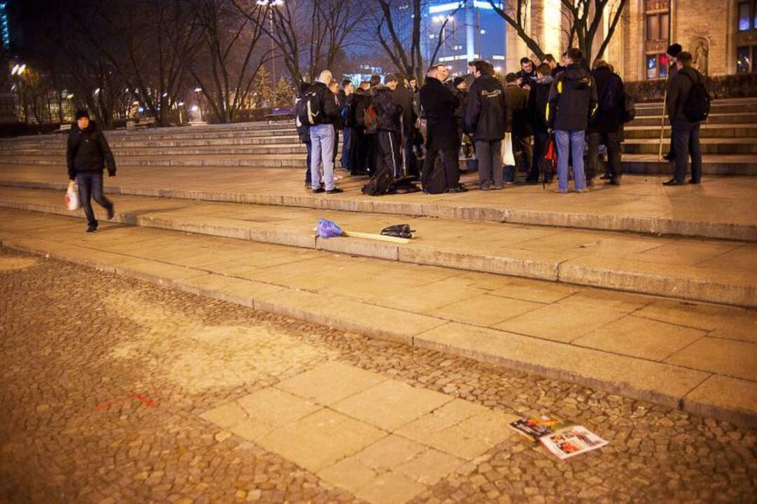 Lenkų nacionalistai: atvažiuojame taikiai (išskirtinis reportažas)