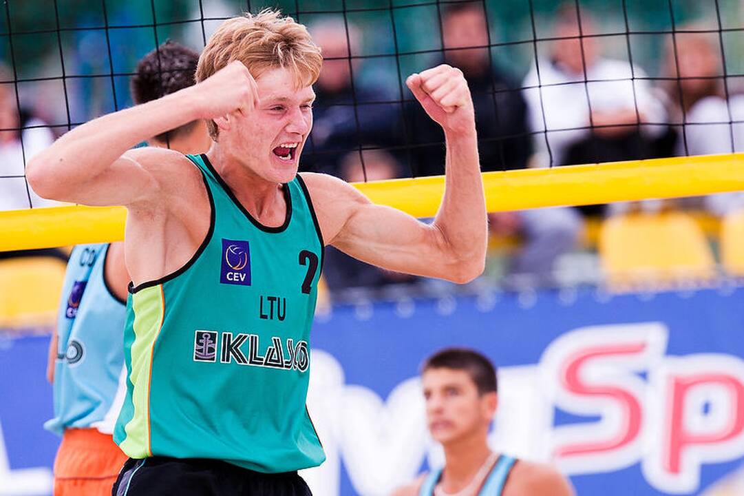 Vilniuje vyksta Europos jaunių paplūdimio tinklinio čempionatas