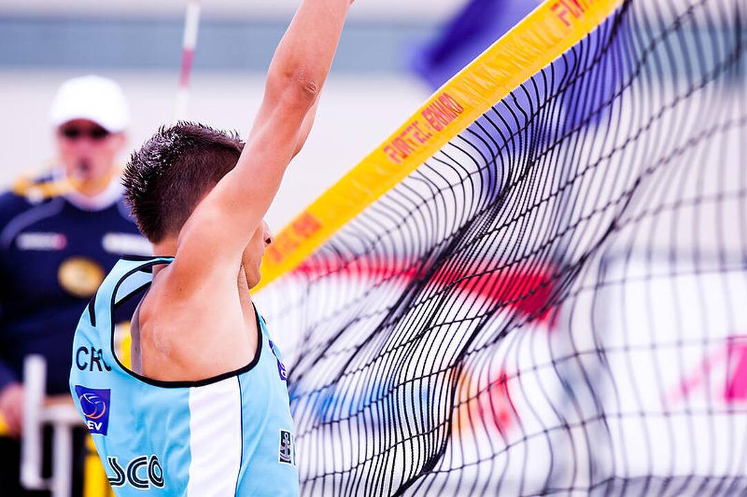 Vilniuje vyksta Europos jaunių paplūdimio tinklinio čempionatas