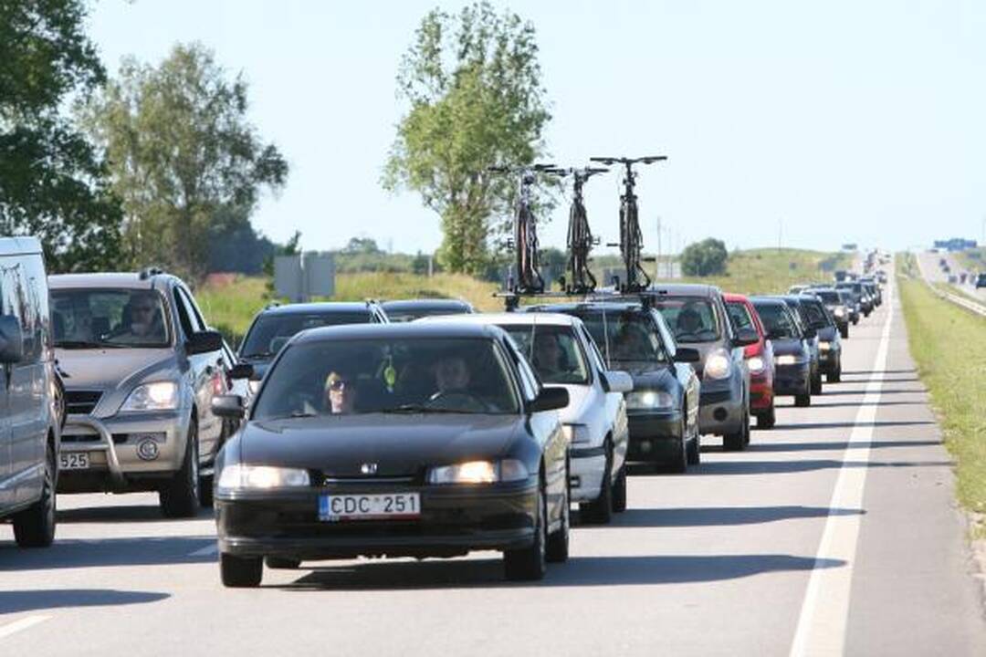 Kelyje iš Palangos – serijinė avarija