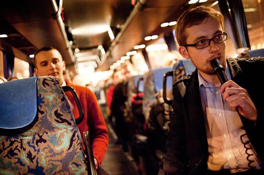 Lenkų nacionalistai: atvažiuojame taikiai (išskirtinis reportažas)