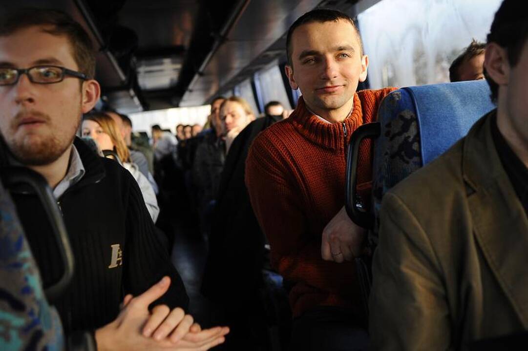 Lenkų nacionalistai: atvažiuojame taikiai (išskirtinis reportažas)