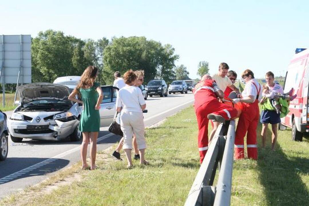 Kelyje iš Palangos – serijinė avarija
