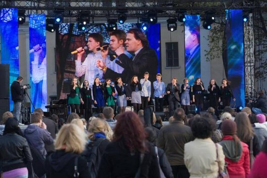 Kauno senamiestis sugriaudėjo jaunatviška energija