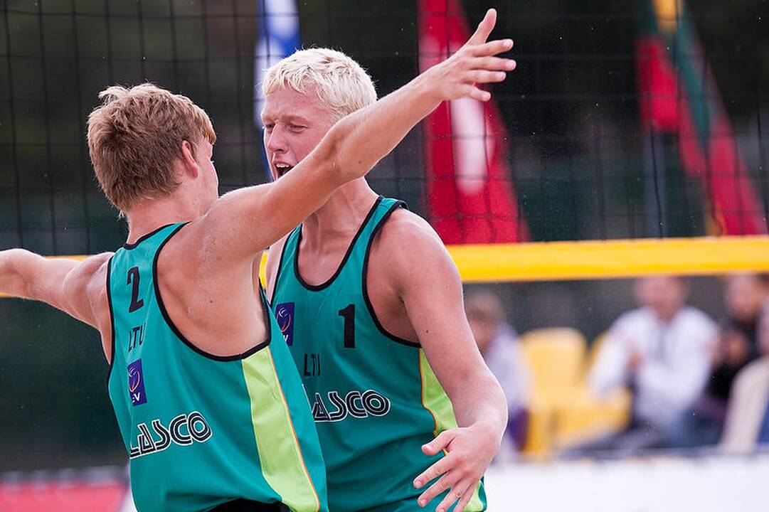 Vilniuje vyksta Europos jaunių paplūdimio tinklinio čempionatas