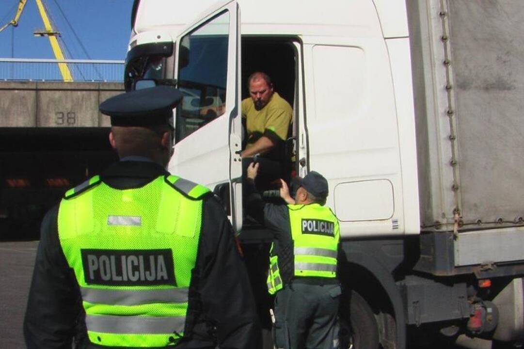 Klaipėdos uoste – netikėtas policijos reidas