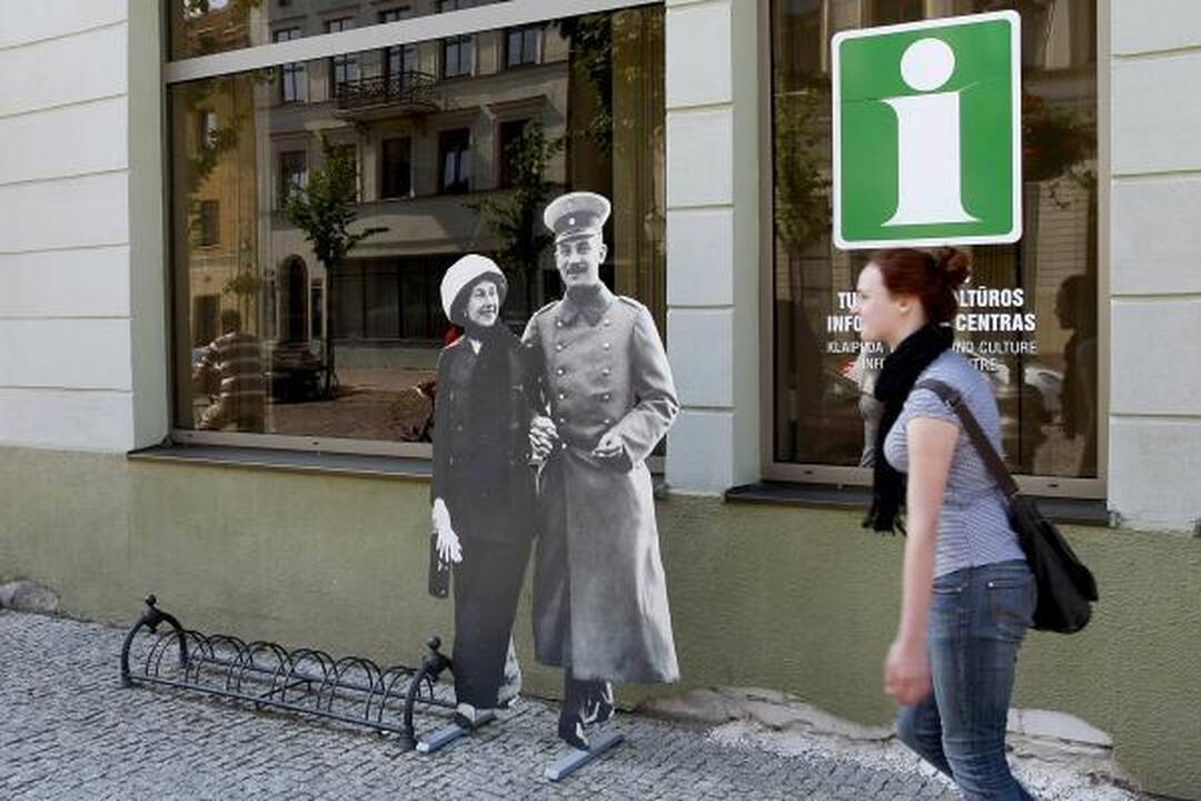 Senamiestyje "apsigyvens" butaforiniai klaipėdiečiai