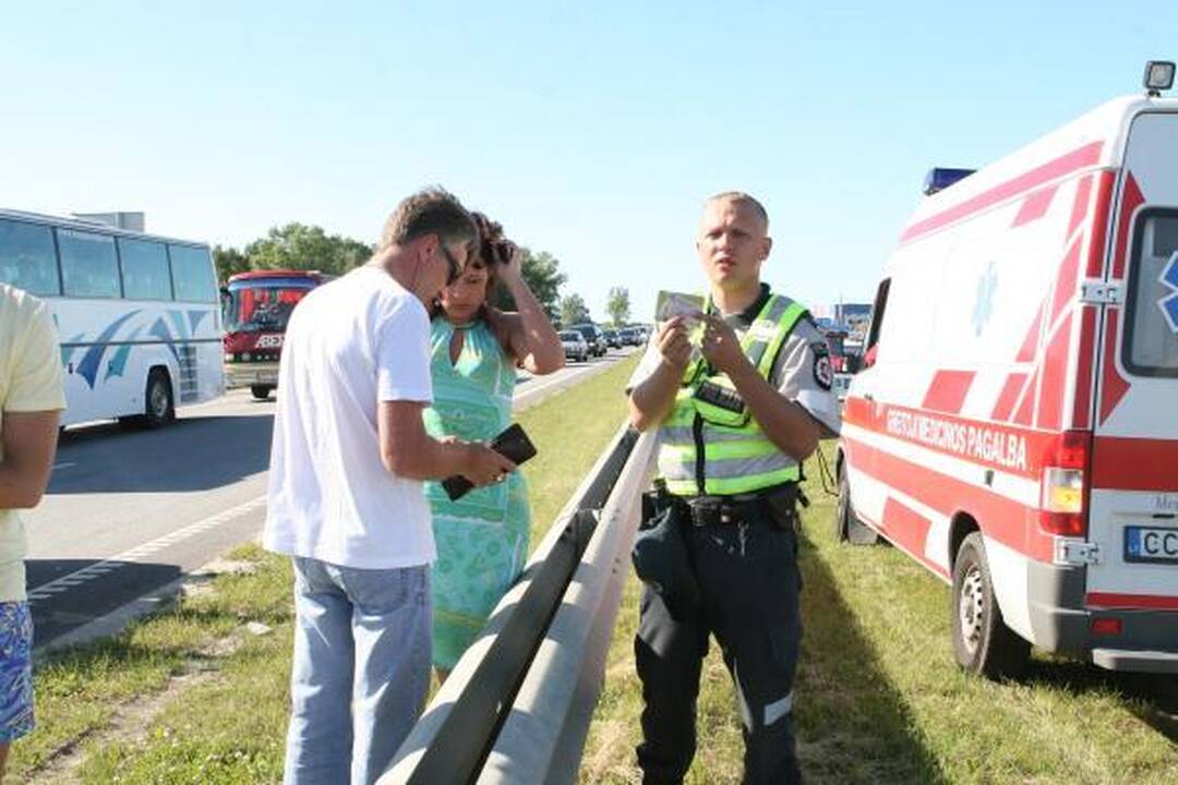 Kelyje iš Palangos – serijinė avarija