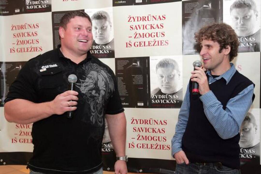 Ž.Savickas: A.Schwarzeneggeriui nuvežčiau lietuvišką knygos versiją