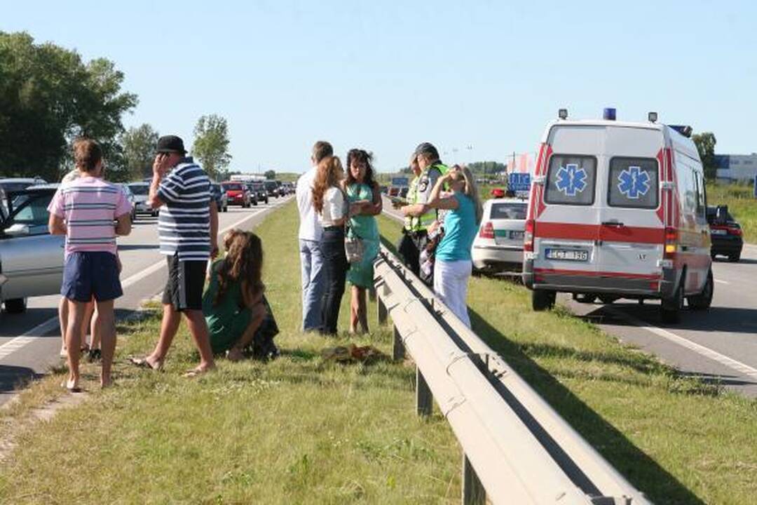 Kelyje iš Palangos – serijinė avarija