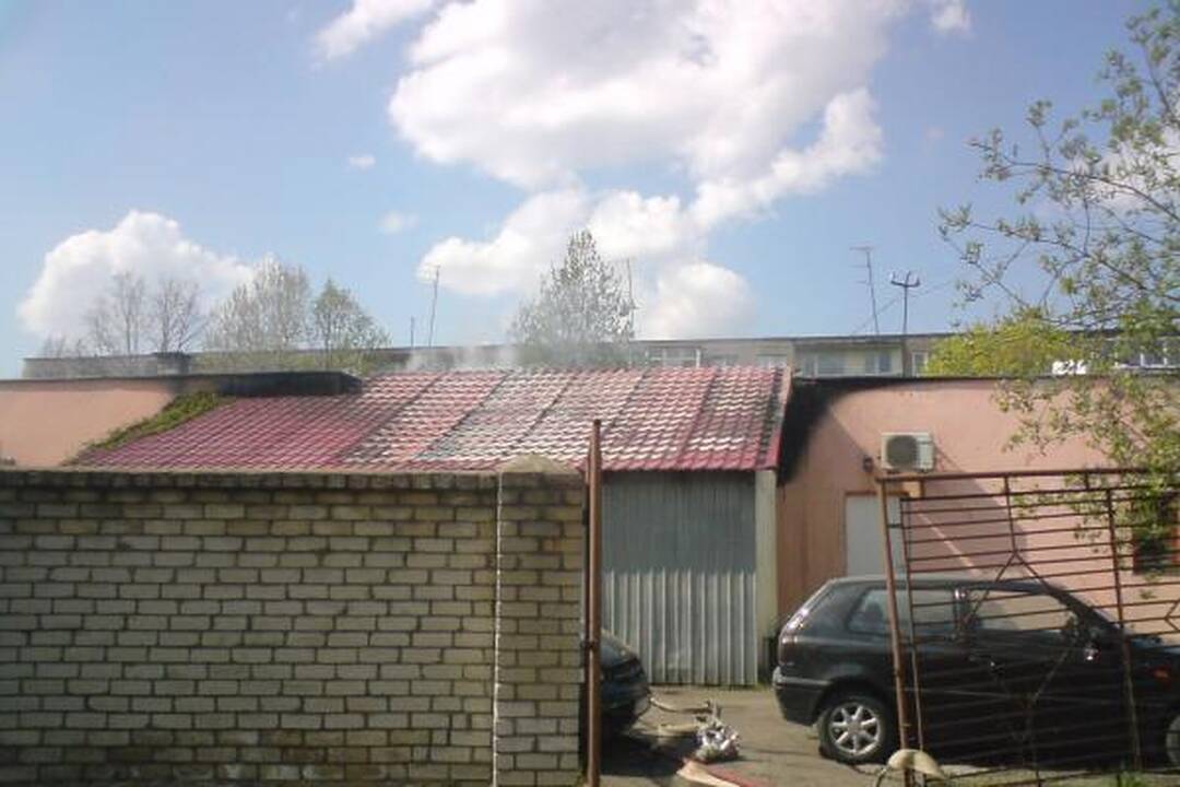 Penktadienio popietę užsidegė „Bijolos“ cechas
