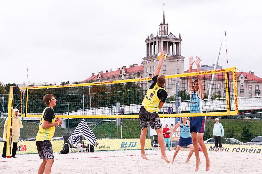 Vilniuje vyksta Europos jaunių paplūdimio tinklinio čempionatas
