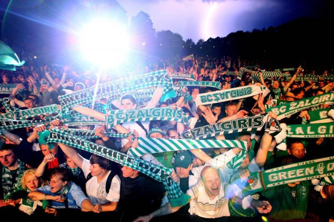 „Žalgiris“ šventė pergalę LKL čempionate