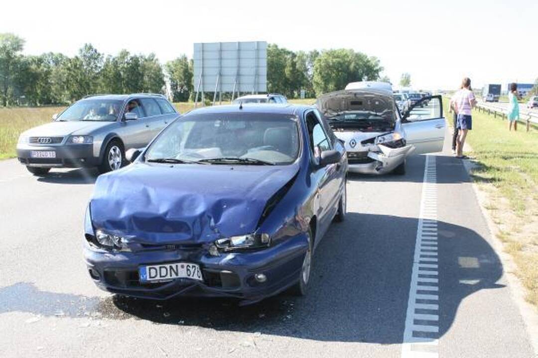 Kelyje iš Palangos – serijinė avarija