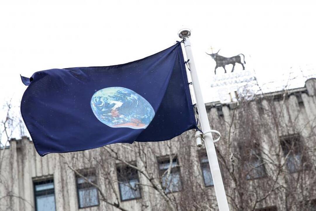Švęsdami Žemės dieną moksleiviai nerimavo dėl klimato atšilimo