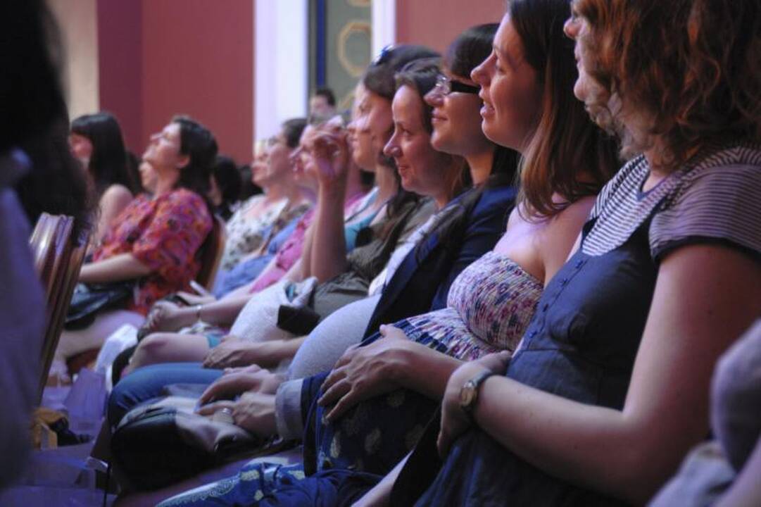 Vilniaus rotušėje – pavasarinė šventė būsimoms mamoms