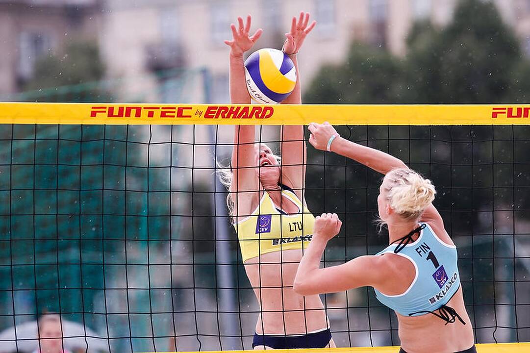 Vilniuje vyksta Europos jaunių paplūdimio tinklinio čempionatas