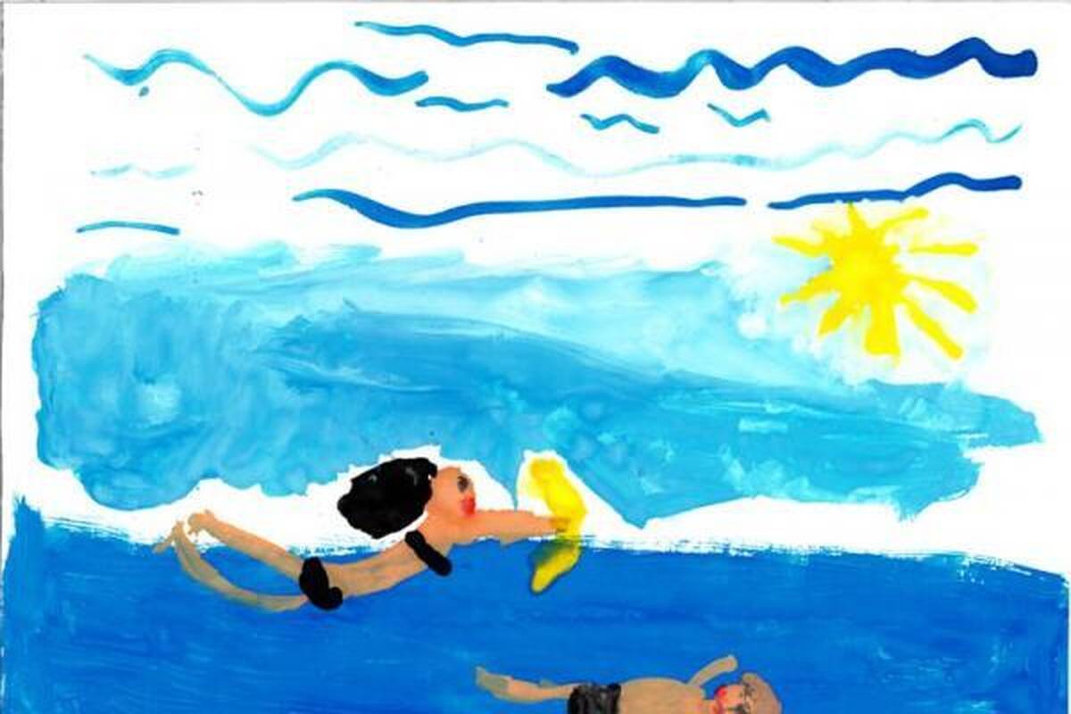 Vaikai pakviesti piešti gražiausią žodį