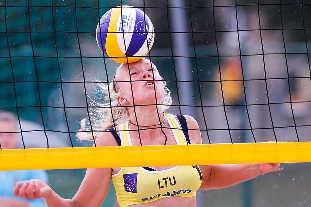 Vilniuje vyksta Europos jaunių paplūdimio tinklinio čempionatas