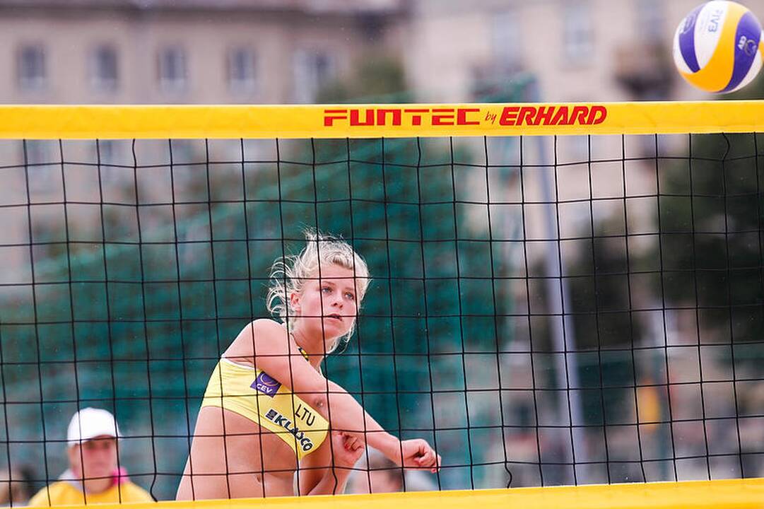 Vilniuje vyksta Europos jaunių paplūdimio tinklinio čempionatas