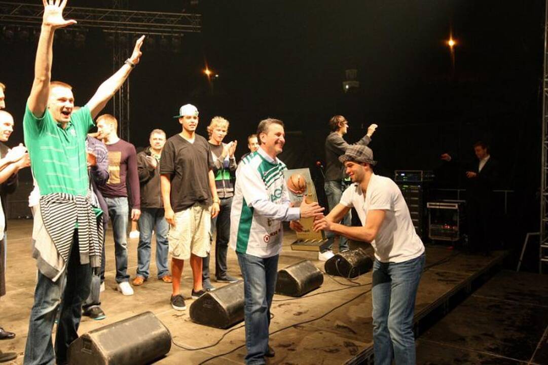 „Žalgiris“ šventė pergalę LKL čempionate