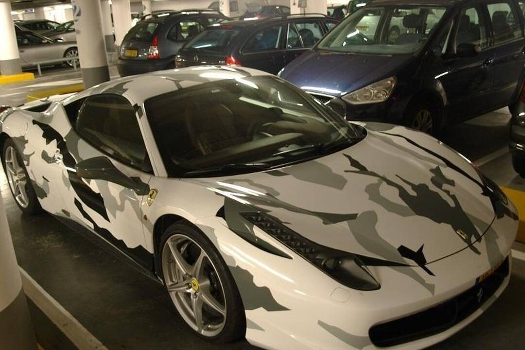 Tik originaliai perdažęs savo „Ferrarį“ galėsi juo girtis